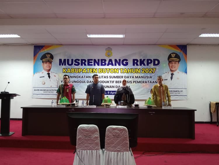 Buka Musrenbang RKPD 2027, Bupati Buton Tekankan Optimalisasi Aspal Buton dan Revitalisasi Infrastruktur Strategis