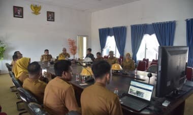 Pj. Bupati Buton Ikuti Rakor Inflasi Virtual Bersama Irjen Kemendagri