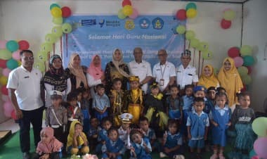 Peringati Hari Guru Nasional TK di Buton Gelar Market Day dan Pentas Seni