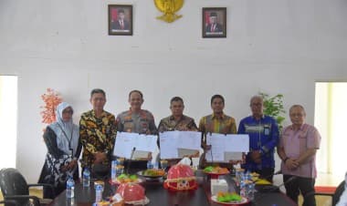 Wujudkan Kabupaten Layak Anak, Pemkab Buton Teken Nota Kesepakatan Bersama Polres Buton dan Pengadilan Agama