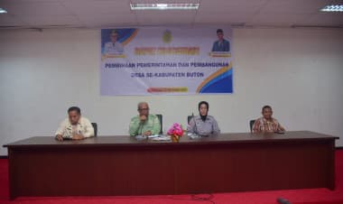 Pemkab Buton Gelar Rakor Pembinaan Pemerintahan dan Pembangunan Desa
