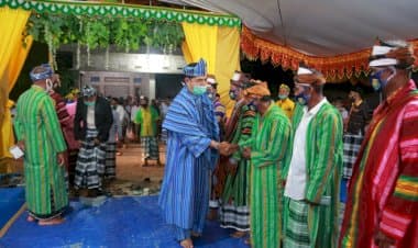 Hadiri Pesta Adat Takimpo, La Bakry Harap Buton Jadi Tuan Rumah Porprov Yang Baik