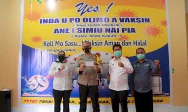 Begini Cerita Pengalaman Para Pejabat di Buton Setelah Disuntik Vaksin Covid-19