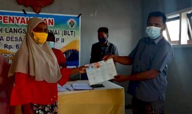 BLT DD Tahap I dan II Desa Bajo Bahari telah Disalurkan kepada 21 KK