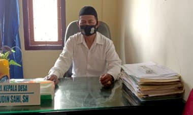 Jalan Menuju Bak Penampung Air Desa Laburunci Telah Selesai Dikerjakan