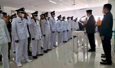 Lantik 23 Kades Terpilih, Ini Harapan Bupati La Bakry