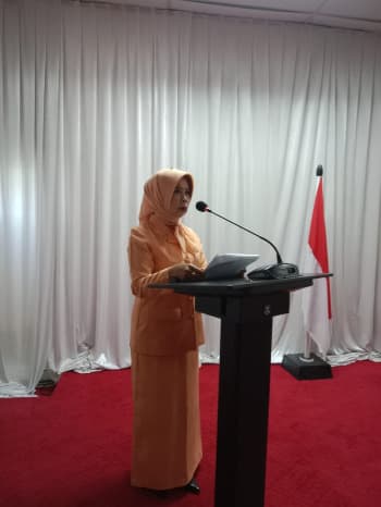 Kepengurusan Dharma Wanita Persatuan (DWP) Kabupaten Buton Masa Bakti 2024-2029 resmi dikukuhkan pada Kamis (16/04/2026).  (Foto: Ajumasir - Kominfo)