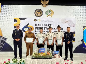 Wakil Bupati Buton Hadiri Peringatan Hari Bakti Pemasyarakatan ke-62 secara Virtual di Lapas Baubau