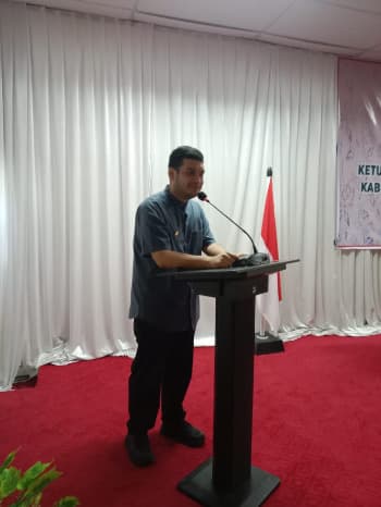 Kepengurusan Dharma Wanita Persatuan (DWP) Kabupaten Buton Masa Bakti 2024-2029 resmi dikukuhkan pada Kamis (16/04/2026).  (Foto: Ajumasir - Kominfo)