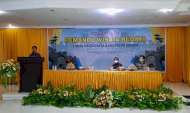 Dongkrak Wisata Budaya, Dispar Buton Gelar Pelatihan Pemandu Wisata