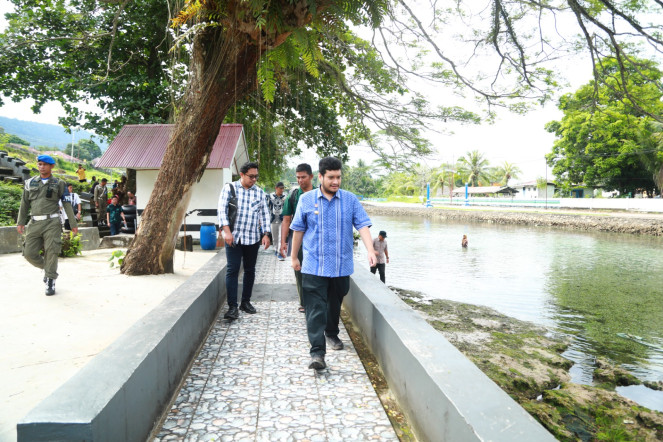 Bupati Alvin Ekspos Potensi Air dan Wisata Kali Lakua ke Kementerian PU