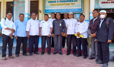 Komitmen Meningkatkan Mutu Pendidikan, Pengawas Dikmen Kabupaten Buton Lakukan Supervisi Terpadu