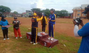 Cabor Atletik Buton Raih Satu Medali Emas di Ajang Porprov XIV Sultra 2022