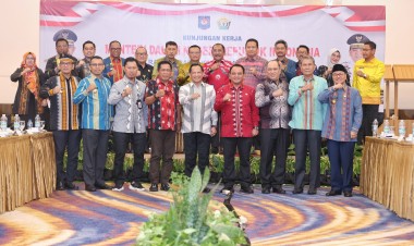 Pj. Bupati Buton dan Kepala Daerah Se-Sultra Hadiri Rakor Pemerintah Pusat dan Pemda bersama Mendagri