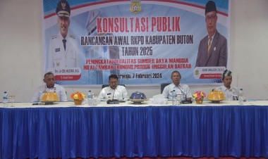 Pemerintah Kabupaten Buton Gelar Konsultasi Publik Awal RKPD Tahun 2025
