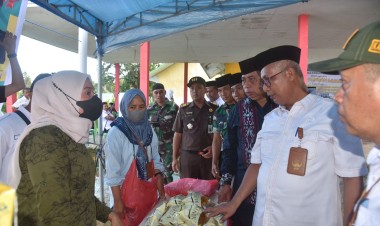 Pemda Buton Gelar Pangan Murah di Kecamatan Wolowa