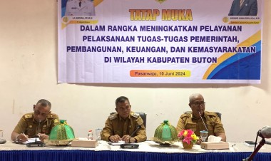 Tatap Muka Kades dan Camat, Pj Bupati Buton Tekankan Peningkatan Pelayanan dan Pengelolaan Pariwisata