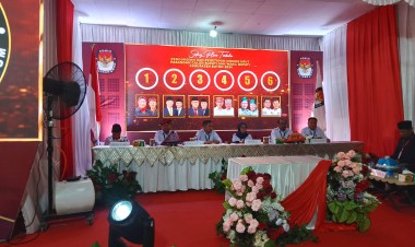 Hasil Pengundian Nomor Urut Pilkada Buton 2024