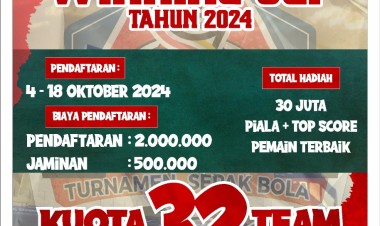 Desa Winning Bakal Gelar Turnamen Sepakbola Total Hadiah Puluhan Juta Rupiah
