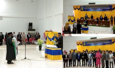 DPRD Kabupaten Buton Gelar Rapat Paripurna Pelantikan PAW Anggota