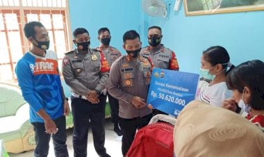 Aksi Kemanusiaan, Kapolres Baubau Bantu Pengobatan Anak Penderita Hidrosefalus