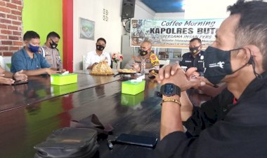 Sinergi Bersama, Kapolres Buton Adakan Dialog Bersama Wartawan