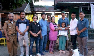 Hasil Galang Dana, Empat Aliansi Pemuda Buton Serahkan Rp 8,5 Juta untuk Pengobatan Luci Oktavia