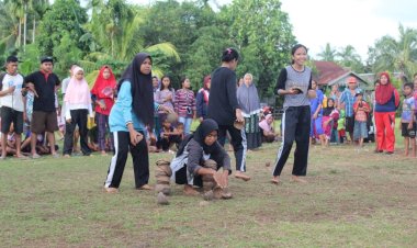 Meriahkan Pergantian Tahun, Karang Taruna Desa Kabawakole Selenggarakan Lomba Tradisional