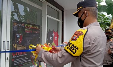 Kapolres Buton Resmikan Gudang Penyimpanan Barang Bukti