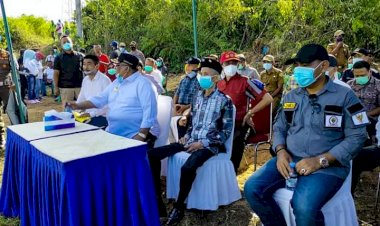 Gubernur Ali Mazi Tinjau Lokasi Rencana Pembangunan Jembatan Buton-Muna