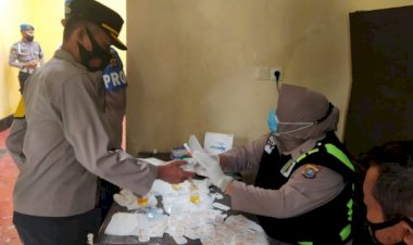 115 Personel Polres Buton Jalani Tes Urin, Begini Hasilnya