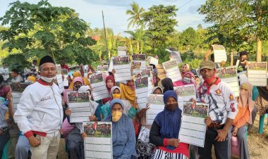 Perkuat Struktur PAC dan Anak Ranting, DPC Partai Gerindra Kabupaten Buton Bagikan Sembako