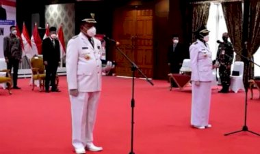 Ali Mazi Lantik Bupati Muna Barat dan PJ Bupati Konawe Selatan