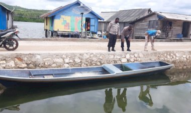 Nelayan Bajo Bahari Temukan Ketinting Tanpa Awak
