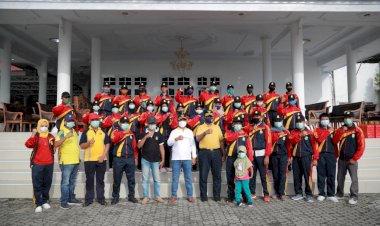 Lepas Kontingen Popda II, La Bakry Optimis Dapat Juara