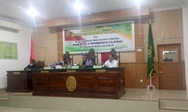 Kunker di Buton, Ketua PT Sultra Sambangi PN Pasarwajo