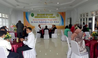 Sambut Kedatangan Ketua PT Sultra, Pemkab Buton Gelar Ramah Tamah