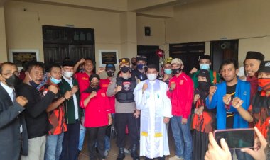 Potret Toleransi! SAPMA Pemuda Pancasila Buton Ikut Amankan Gereja Immanuel Baubau