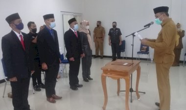 Ini 4 Pejabat Fungsional yang Barusan Dilantik Sekda Buton