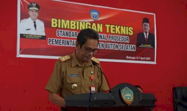 Tingkatkan Kualitas Pelayanan, Pemkab Buton Selatan Gelar Bimtek