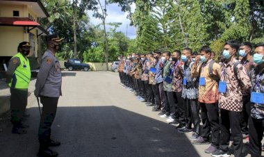 Kapolres Buton Beri Arahan Begini kepada Calon Siswa Bintara Polri