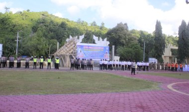 Apel Pasukan Operasi Keselamatan Anoa 2021 di Mapolres Buton, Ini Amanat Kapolda
