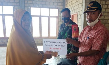 BLT DD Tahap I Desa Wabula Satu Telah di Salurkan