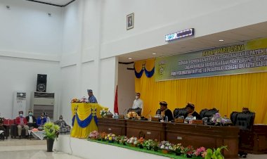 Paripurna HUT Ke-18 Pasarwajo Sebagai Ibukota Kabupaten Buton, Berikut Sambutan Bupati Buton