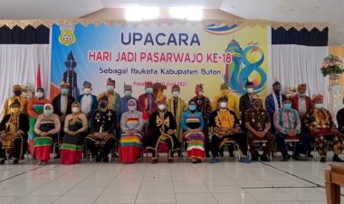 Pemkab Buton Gelar Upacara HUT Pasarwajo Ke-18 Sebagai Ibu Kota Kabupaten Buton