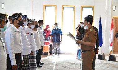 Bupati Buton Lantik Pengurus Karang Taruna Kecamatan Lasalimu