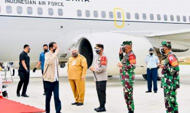 Hadiri Kunker Presiden Jokowi di Sultra, Bupati Buton Himbau Masyarakatnya Jangan Lengah Dengan Penyebaran Covid-19