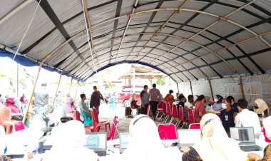 Dua Hari Gelar Vaksinasi Massal di Polsek Pasarwajo, 580 Orang Berhasil Divaksin