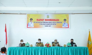 Hadiri Rakor Pelaksanaan Pilkades Serentak, Ini Harapan Bupati Buton