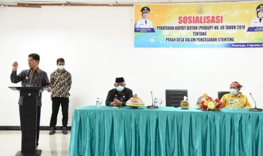 Bupati Ajak Kepala Desa Berperan dalam Pencegahan Stunting di Buton